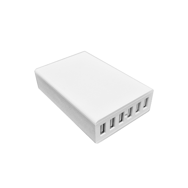 LHT 6-porttinen USB-virtalähde